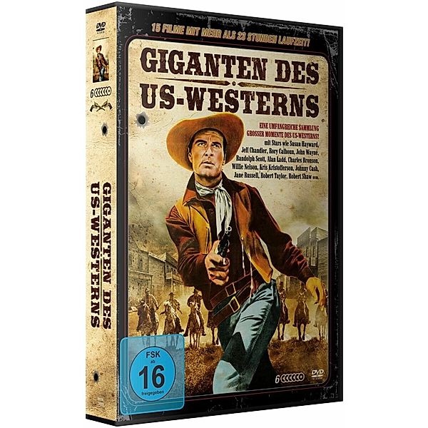 Giganten des US Westerns-Deluxe Edition (6 DVDs) DVD-Box, John Wayne, Alan Ladd, Robert Taylor