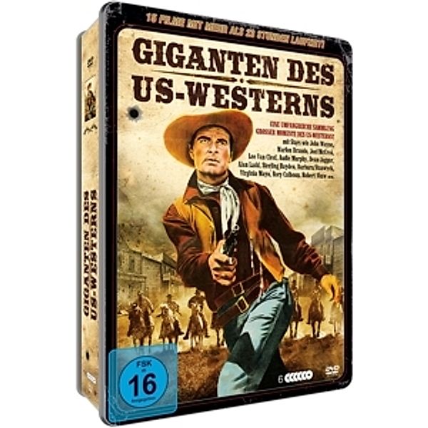 Giganten Des Us Westerns-Deluxe Metallbox (6 Dvd, John Wayne, Charles Bronson, Alan Ladd