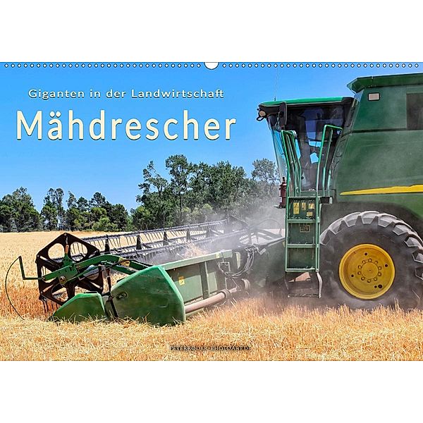 Giganten in der Landwirtschaft - Mähdrescher (Wandkalender 2020 DIN A2 quer), Peter Roder