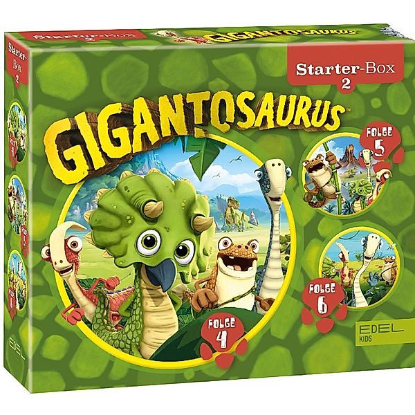 Gigantosaurus - Starter-Box.Box.2,3 Audio-CD, Gigantosaurus