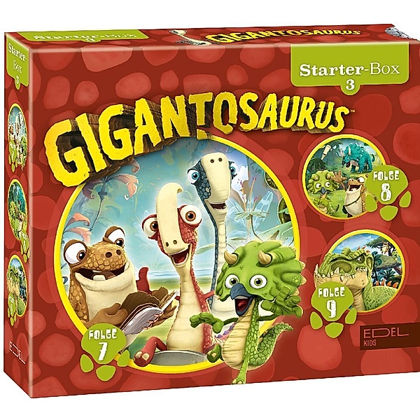 Gigantosaurus - Starter-Box.Box.3,3 Audio-CD, Gigantosaurus