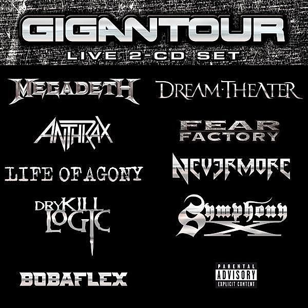 Gigantour, Diverse Interpreten