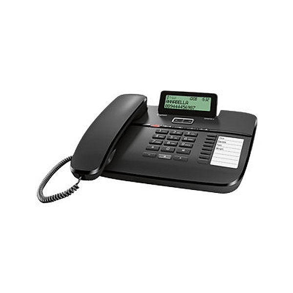 GIGASET DA810A Komforttelefon schnurgeb. analog klappbares 2-zeiliges Display AB Telefonbuch mit 99 Einträge CLIP Freisprechfunktion