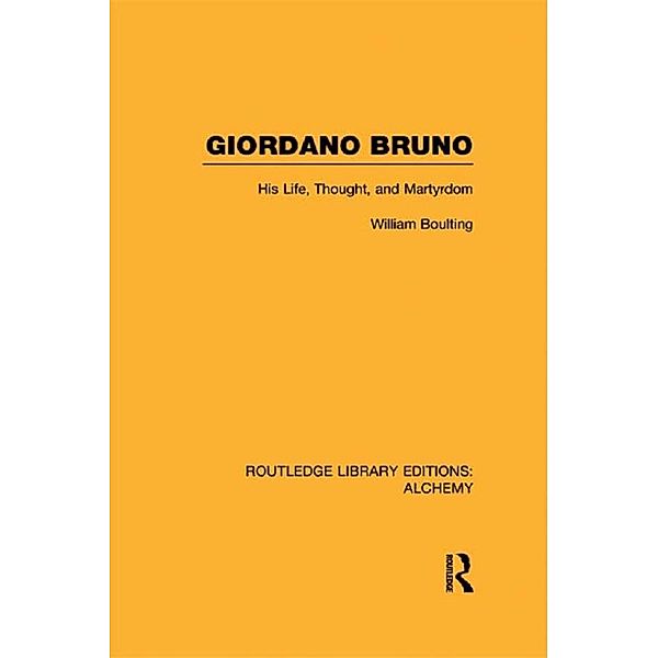 Giordano Bruno, William Boulting