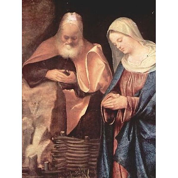 Giorgione - Anbetung der Hirten, Detail: Joseph und Maria - 200 Teile (Puzzle)