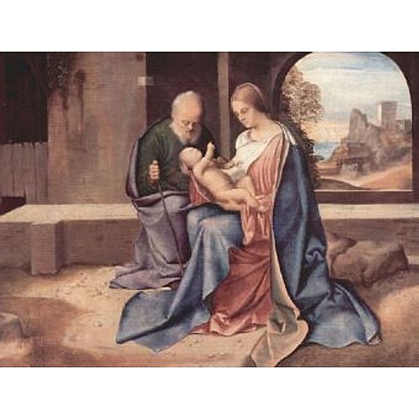 Giorgione - Madonna Benson, Szene: Heilige Familie - 1.000 Teile (Puzzle)
