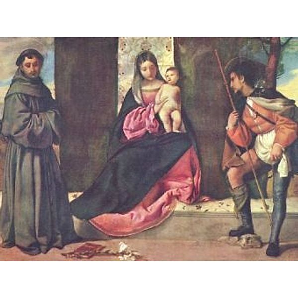 Giorgione - Madonna mit Hl. Antonius von Padua und Hl. Rochus - 1.000 Teile (Puzzle)