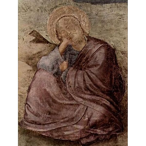 Giotto di Bondone - Der Hl. Johannes, der Evangelist in Patmos - 100 Teile (Puzzle)