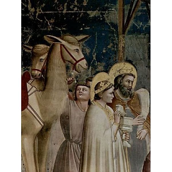 Giotto di Bondone - Freskenzyklus, Anbetung des Kindes durch die Drei Heiligen Könige - 100 Teile (Puzzle)