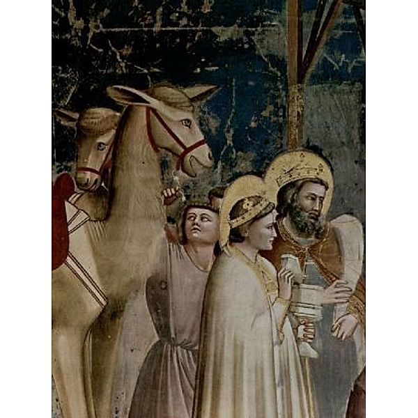 Giotto di Bondone - Freskenzyklus, Anbetung des Kindes durch die Drei Heiligen Könige - 200 Teile (Puzzle)
