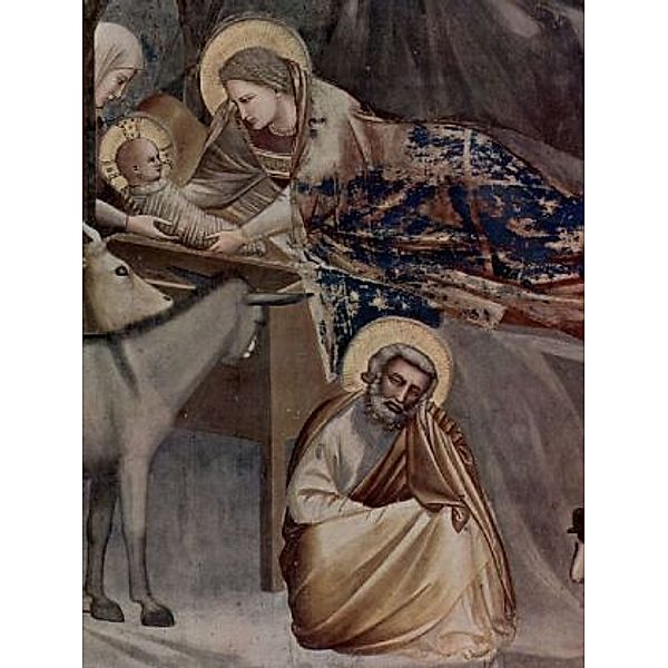 Giotto di Bondone - Freskenzyklus in der Arenakapelle in Padua (Scrovegni-Kapelle), Christi Geburt - 100 Teile (Puzzle)