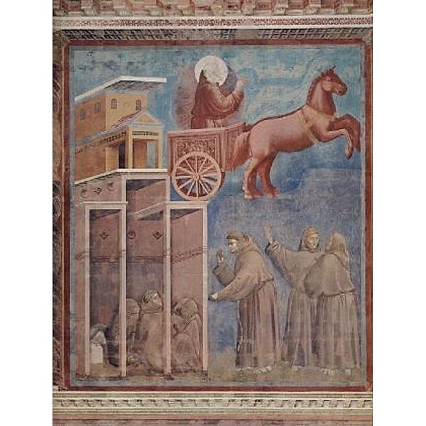 Giotto di Bondone - Freskenzyklus zum Leben des Hl. Franziskus von Assisi, Vision vom Feuerwagen - 2.000 Teile (Puzzle)