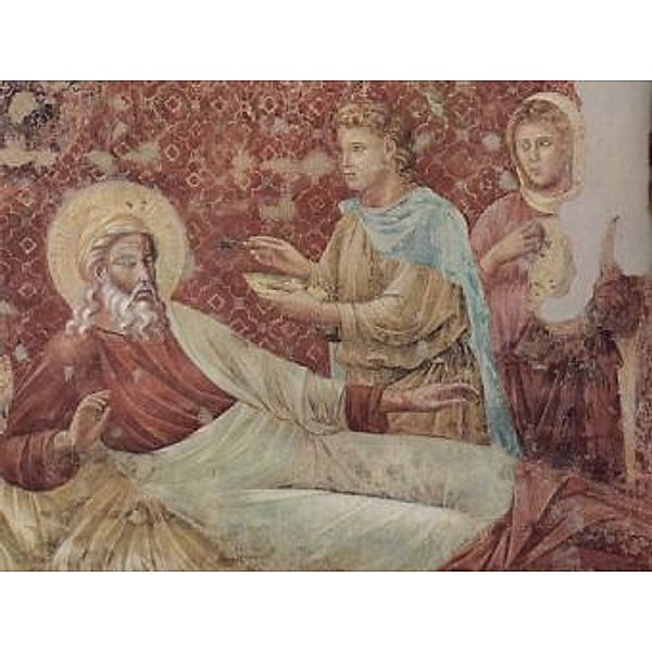 Giotto di Bondone - Freskenzyklus zum Leben des Hl. Franziskus von Assisi, Isaak weist Esau zurück - 1.000 Teile (Puzzle