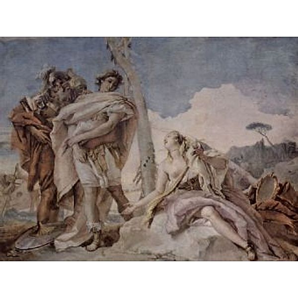 Giovanni Battista Tiepolo - Fresken in der Villa Vallmarana, Vicenca, Szene: Rinaldo verläßt Armida - 2.000 Teile (Puzzl