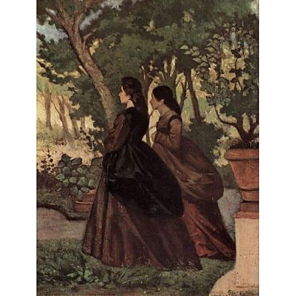 Giovanni Fattori - Zwei Damen im Garten von Castiglioncello - 200 Teile (Puzzle)