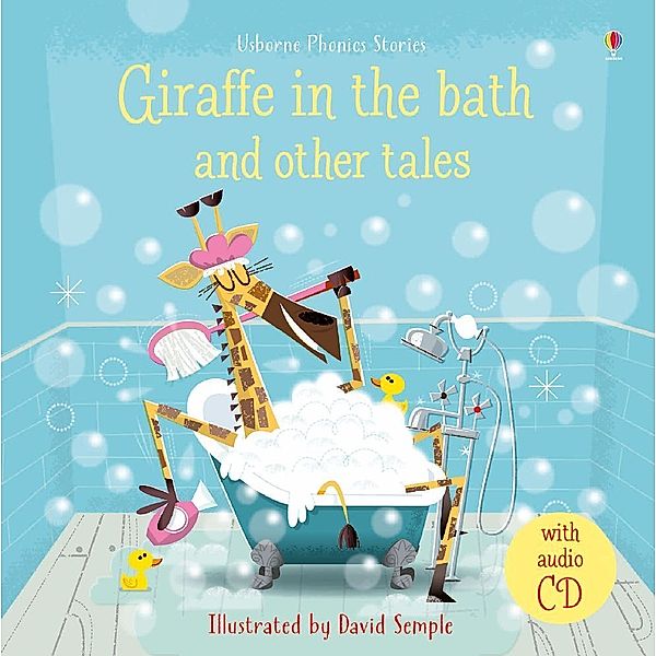 Giraffe in the Bath and Other Tales, with CD, Lesley Sims, Russell Punter, David Semple