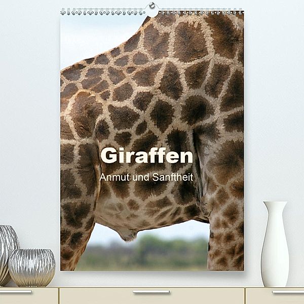 Giraffen - Anmut und Sanftheit (Premium, hochwertiger DIN A2 Wandkalender 2020, Kunstdruck in Hochglanz), Michael Herzog