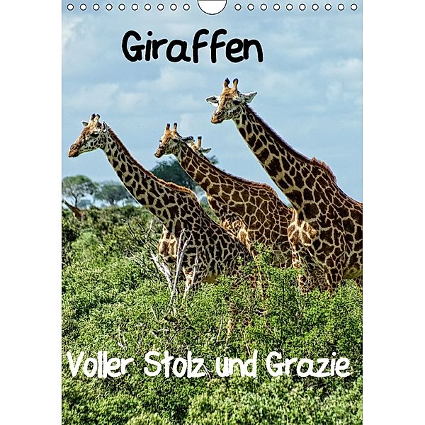 Giraffen. Voller Stolz und Grazie (Wandkalender 2018 DIN A4 hoch) Dieser erfolgreiche Kalender wurde dieses Jahr mit gle, Susan Michel