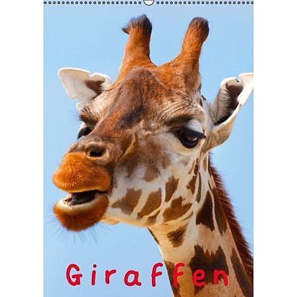 Giraffen (Wandkalender 2015 DIN A2 hoch), Elisabeth Stanzer