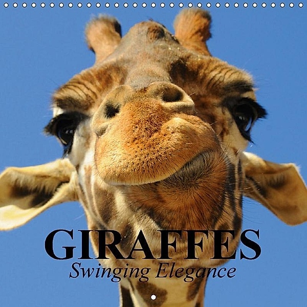 Giraffes - Swinging Elegance (Wall Calendar 2018 300 × 300 mm Square), Elisabeth Stanzer