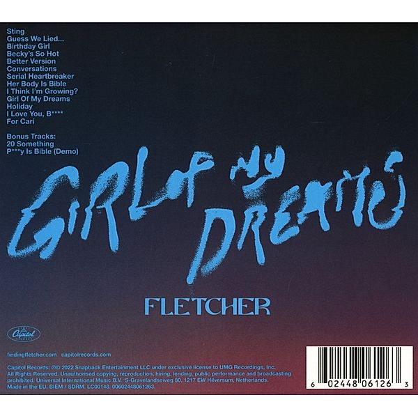 Girl Of My Dreams, Fletcher