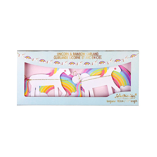 Great Pretenders Girlande UNICORN & RAINBOWS (182cm)