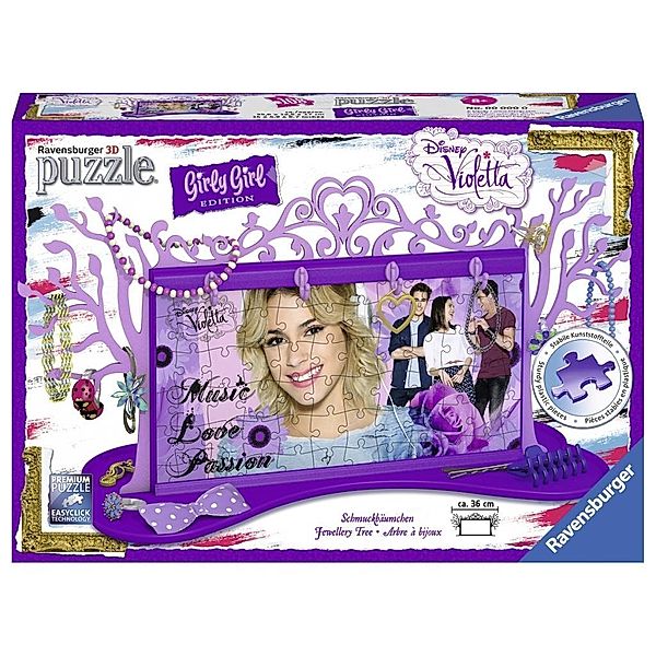 Girly Girl Edition Schmuckbäumchen - Disney Violetta (Kinderpuzzle)