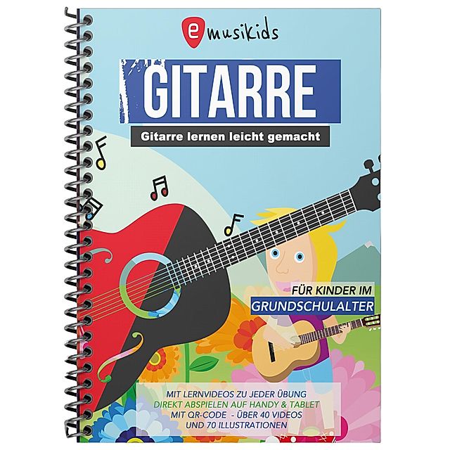 Gitarre lernen leicht gemacht für Kinder, m. DVD Buch versandkostenfrei