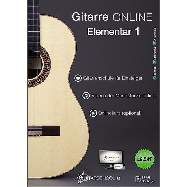 Gitarre Online Elementar.Bd.1, Norman Gänser