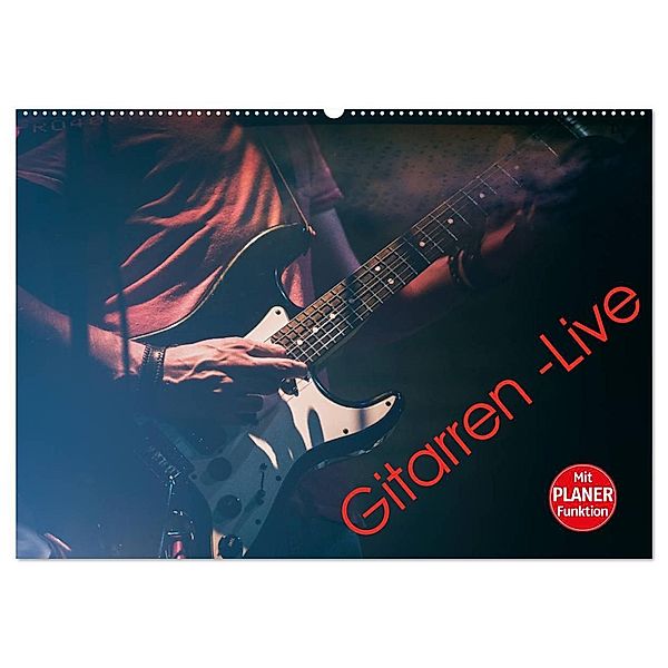 Gitarren - Live (Wandkalender 2024 DIN A2 quer), CALVENDO Monatskalender, Martin Knaack