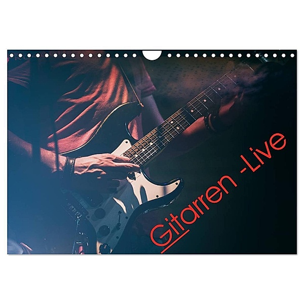 Gitarren - Live (Wandkalender 2024 DIN A4 quer), CALVENDO Monatskalender, Martin Knaack