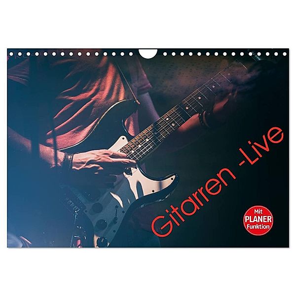Gitarren - Live (Wandkalender 2024 DIN A4 quer), CALVENDO Monatskalender, Martin Knaack
