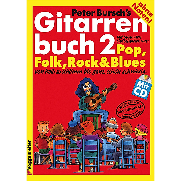 Gitarrenbuch, m. Audio-CD.Bd.2, Peter Bursch