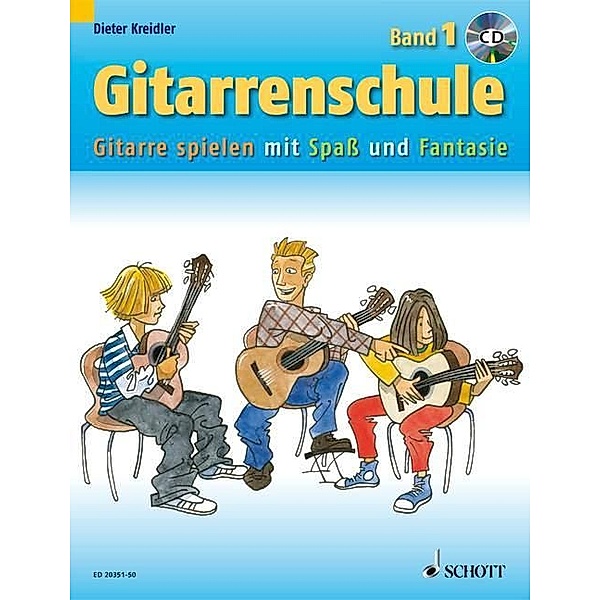 Gitarrenschule, m. Audio-CD, Dieter Kreidler