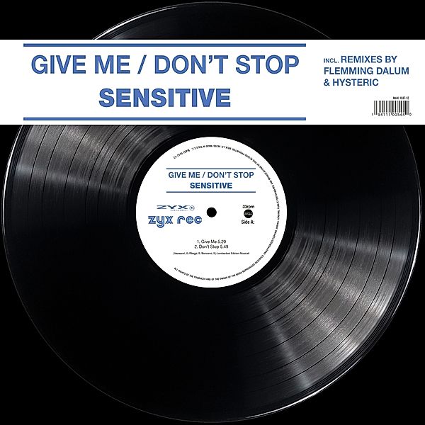 Give Me-Don'T Stop, Sensitive