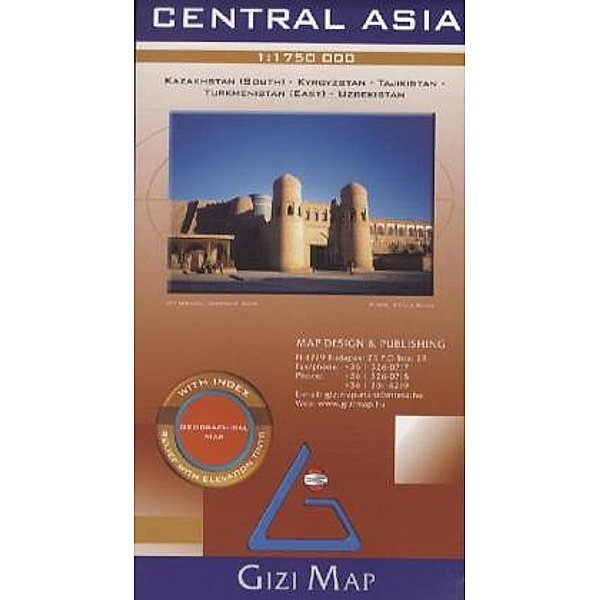 Gizi Map Central Asia Geographical