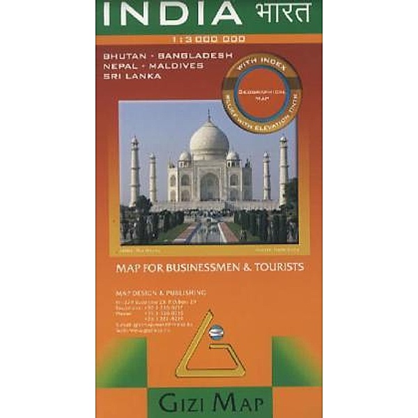 Gizi Map India, Geographical Map