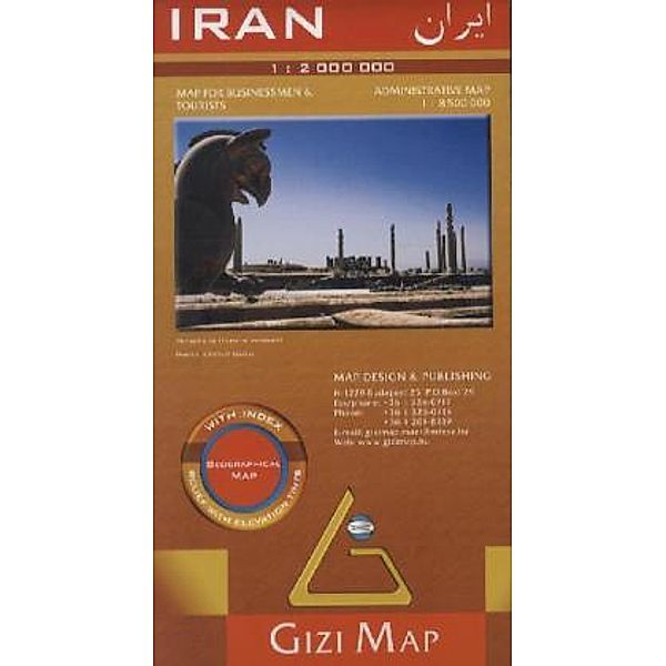 Gizi Map Iran, Geographical Map