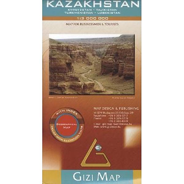 Gizi Map Kazakhstan Geographical