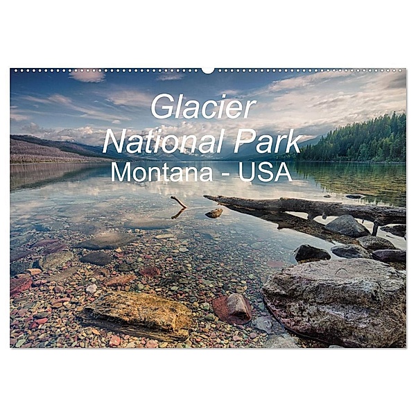 Glacier National Park Montana - USA (Wandkalender 2024 DIN A2 quer), CALVENDO Monatskalender, Thomas Klinder