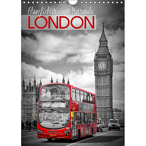 Glanzlichter einer Metropole LONDON (Wandkalender 2019 DIN A4 hoch), Melanie Viola