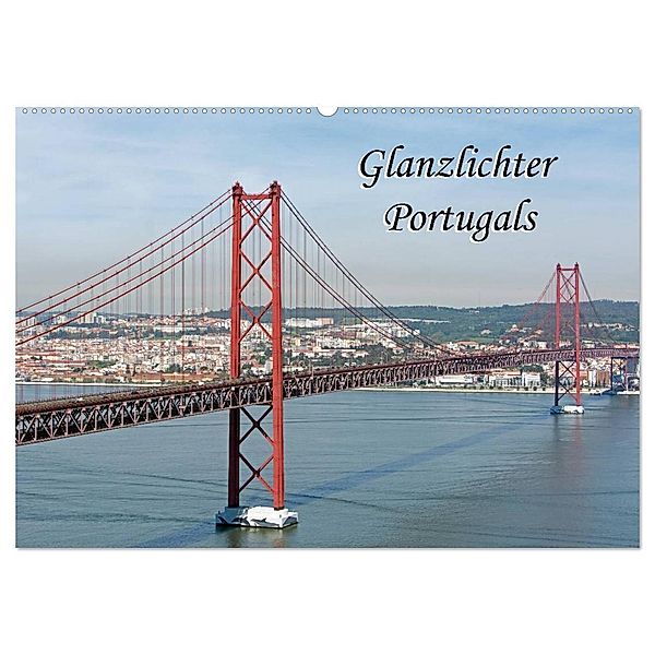 Glanzlichter Portugals (Wandkalender 2025 DIN A2 quer), CALVENDO Monatskalender, Calvendo, Hermann Koch