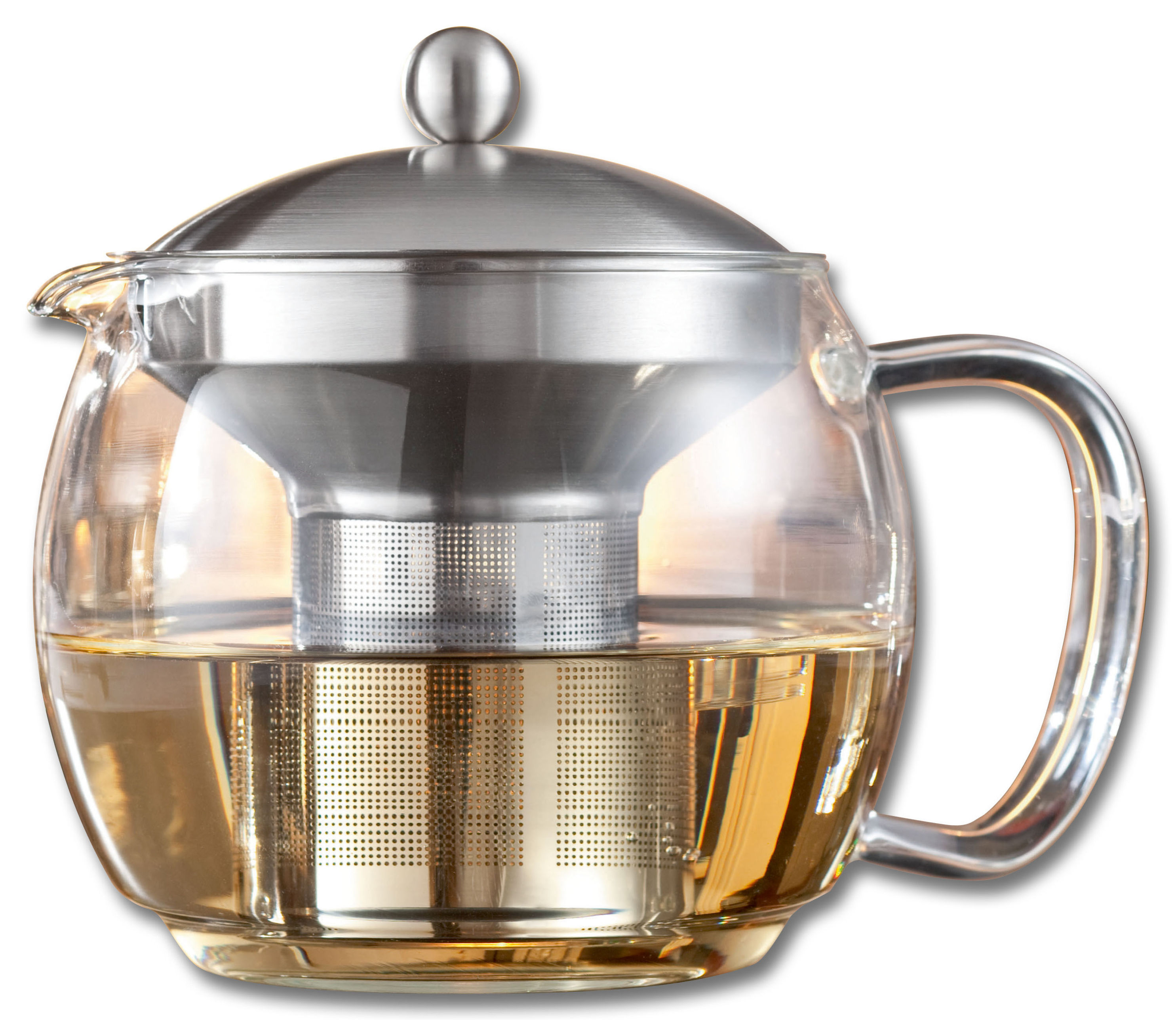 Glas-Teekanne, mit Teefilter-Einsatz aus Edelstahl | Weltbild.de