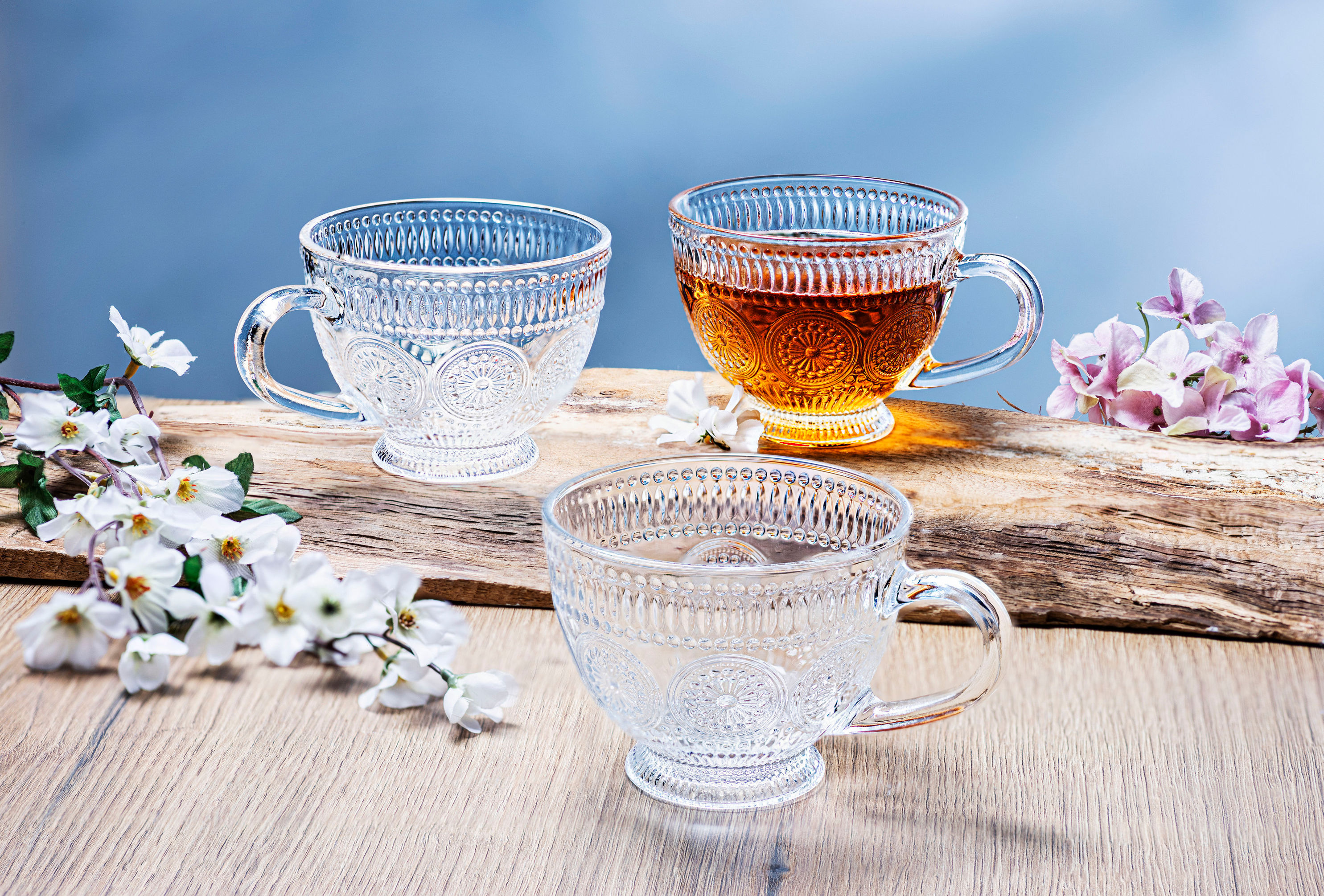 Glas Teetassen 3er Set jetzt bei Weltbild.de bestellen