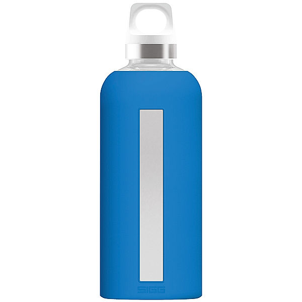 SIGG Glas-Trinkflasche STAR ELECTRIC BLUE 0,5l in blau