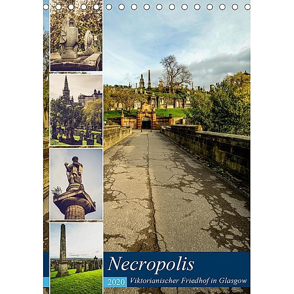 Glasgow Necropolis (Tischkalender 2020 DIN A5 hoch), Jürgen Creutzburg