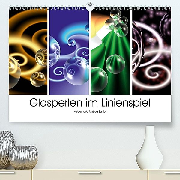 Glasperlen im Linienspiel (Premium-Kalender 2020 DIN A2 quer), Heidemarie Sattler