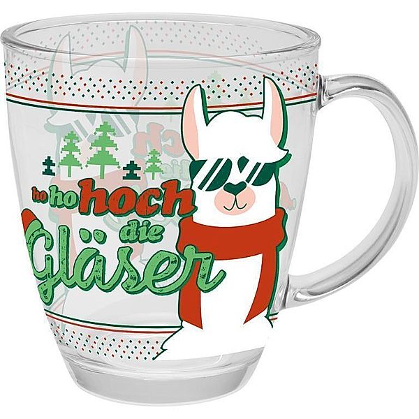 Glastasse Motiv Hoch