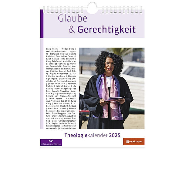 Glaube & Gerechtigkeit - Theologiekalender 2025, Hans-Martin Lübking