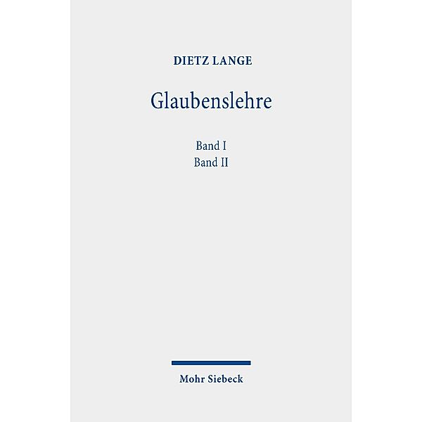 Glaubenslehre, Dietz Lange